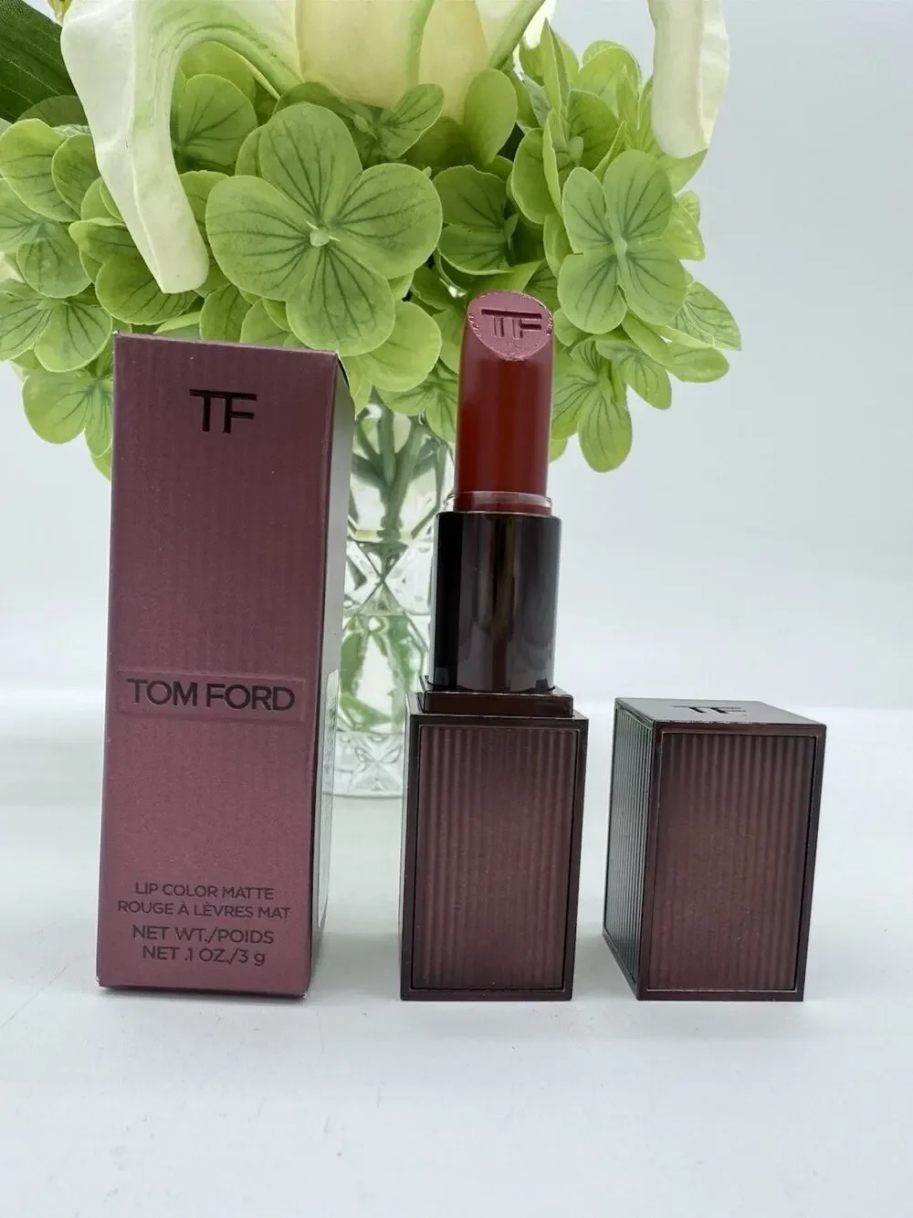 Tom Ford Lip Color Matte Lipstick 02 Rose Petal Full Size 0.1oz/3g